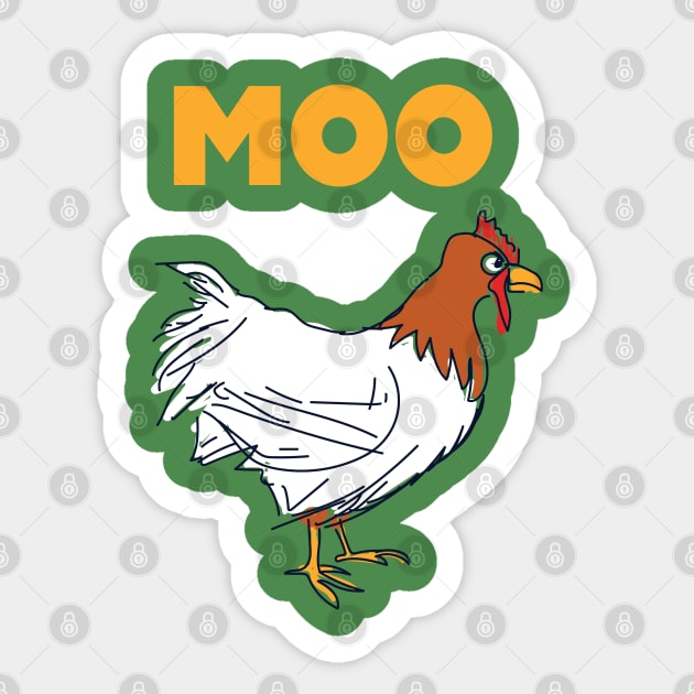 MOO Sticker by MAS Design Co